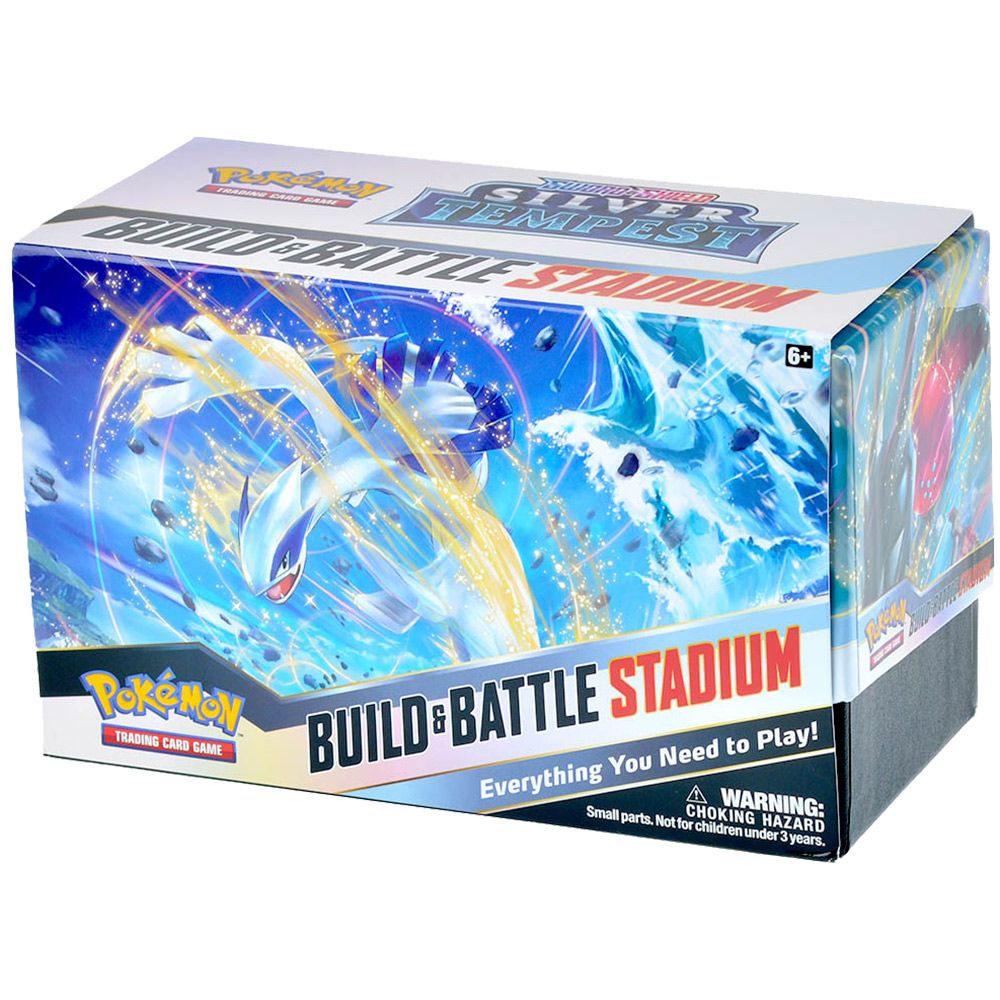 Набор The Pokemon Company International Pokemon TCG. Sword and Shield: Silver Tempest. Build and Battle Stadium 183-85108