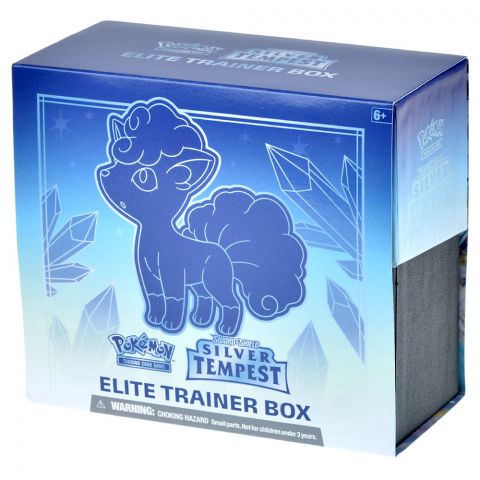 Pokemon TCG. Sword & Shield – Silver Tempest: Elte Trainer Box
