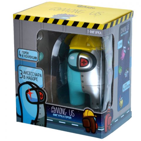 Among Us: Фигурки. Серия 3 (герой робот+3 аксессуара)