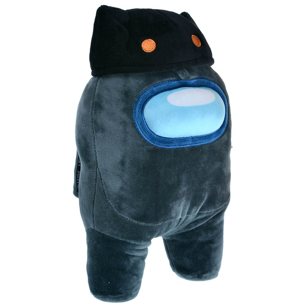Toikido Among Us: Плюшевая игрушка серая с чёрной шапочкой AU10918