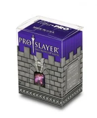 Коробочка с протекторами Ultra PRO (100 шт., 66x91 мм): пластиковая Pro-Slayer фиолетовая