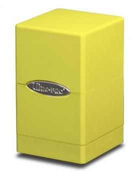 Коробочка для карт Ultra-Pro Satin Tower (жёлтая, 100+ карт)