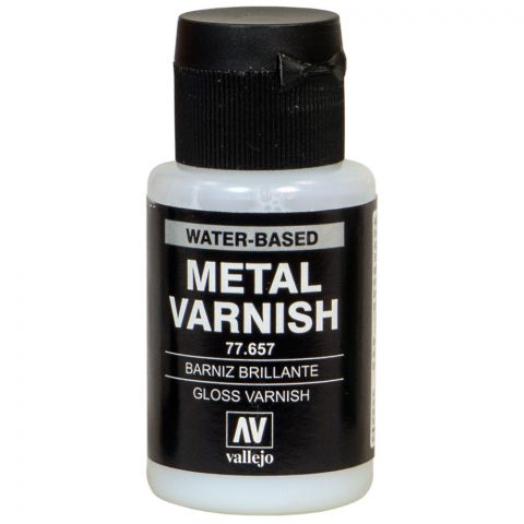 Лак Vallejo Metal Varnish: Gloss Varnish 77.657 (32 мл)