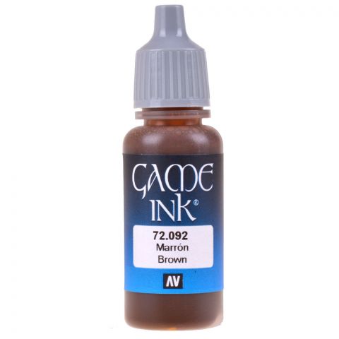 Краска Vallejo Game Ink: Brown Ink 72.092