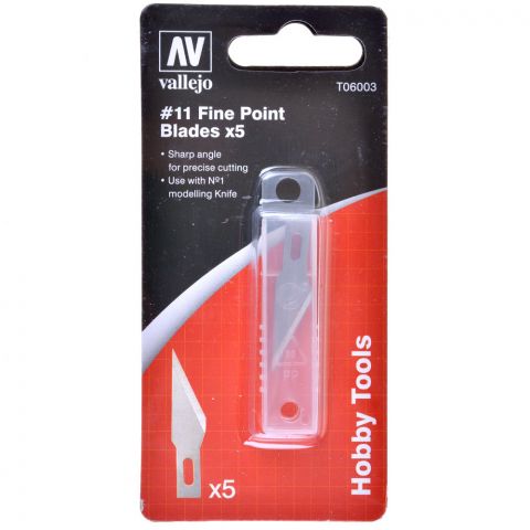 Комплект сменных лезвий Vallejo Fine Points Blades №11
