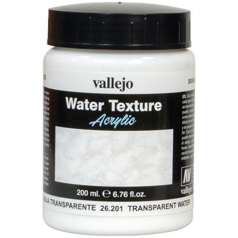 Краска Vallejo Water Texture: Transparent Water 26.201 (200 мл)