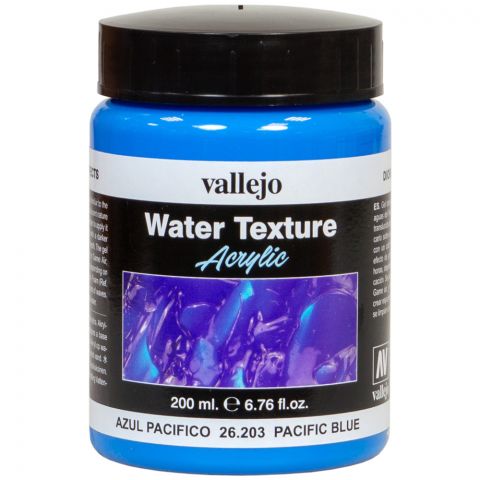 Краска Vallejo Water Texture: Pacific Blue 26.203 (200 мл)
