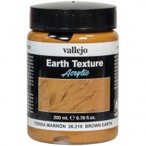 Краска Vallejo Earth Texture: Brown Earth 26.219 (200 мл)