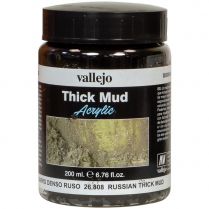 Краска Vallejo Thick Mud: Russian Thick Mud  26.808 (200 мл)