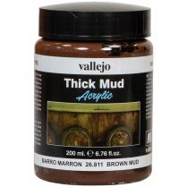 Краска Vallejo Thick Mud: Brown Mud 26.811 (200 мл)
