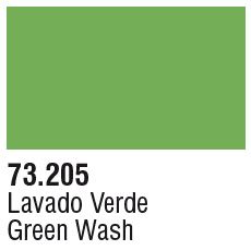 Краска Vallejo Game Wash: Green Wash 73.205