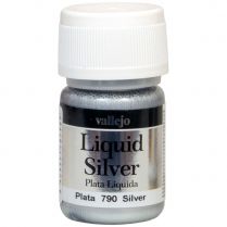 Краска Vallejo Liquid Silver: Silver 70.790 (35 мл)