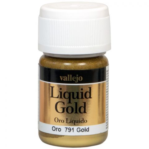 Краска Vallejo Liquid Gold: Gold 70.791 (35 мл)