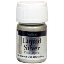 Краска Vallejo Liquid Silver: White Gold 70.796 (35 мл)