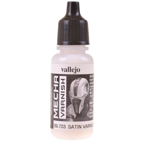 Краска Vallejo Mecha Varnish: Satin Varnish 69.703