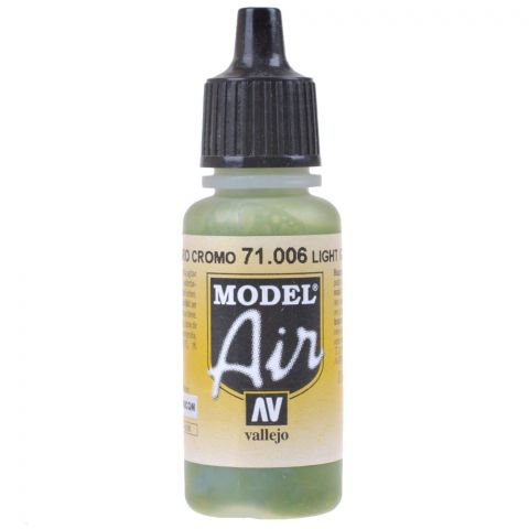 Краска Vallejo Model Air: Light Green Chromate 71.006