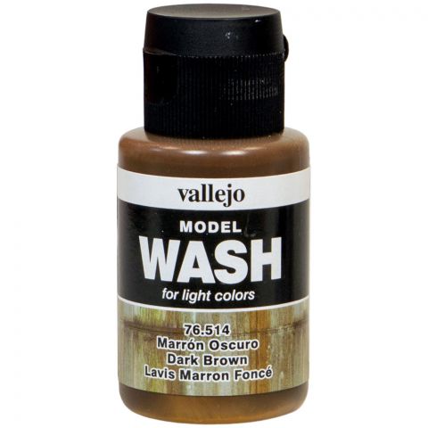 Краска Vallejo Model Wash: Dark Brown 76.515 (35 мл)