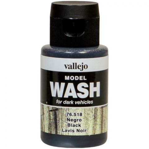 Краска Vallejo Model Wash: Black 76.518 (35 мл)