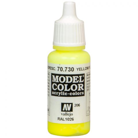 Краска Vallejo Model Color: Yellow Fluo 70.730