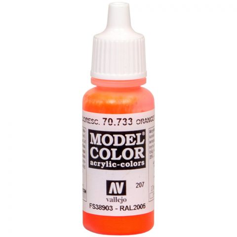 Краска Vallejo Model Color: Orange Fluo 70.733
