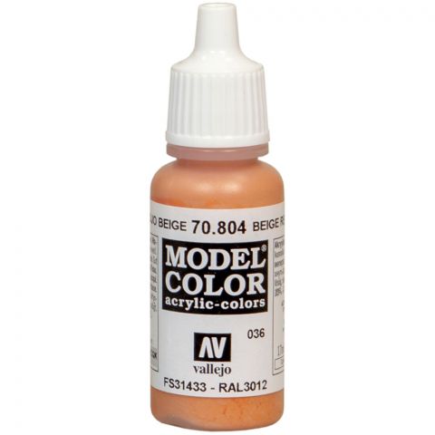 Краска Vallejo Model Color: Beige Red 70.804