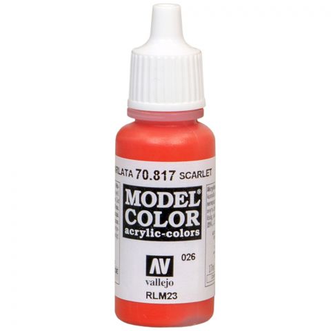 Краска Vallejo Model Color: Scarlet 70.817