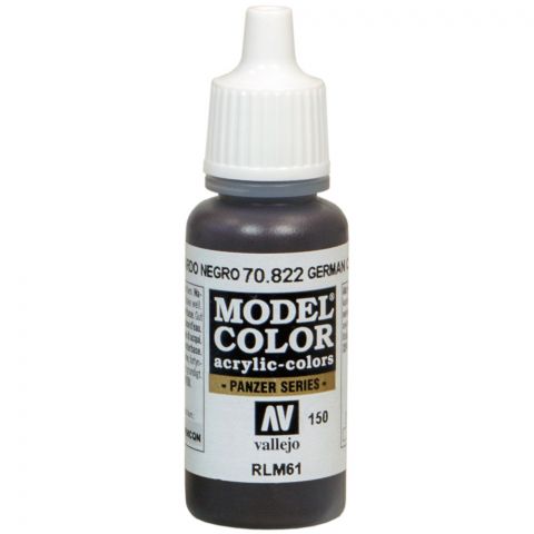 Краска Vallejo Model Color: German C. Black Brown 70.822