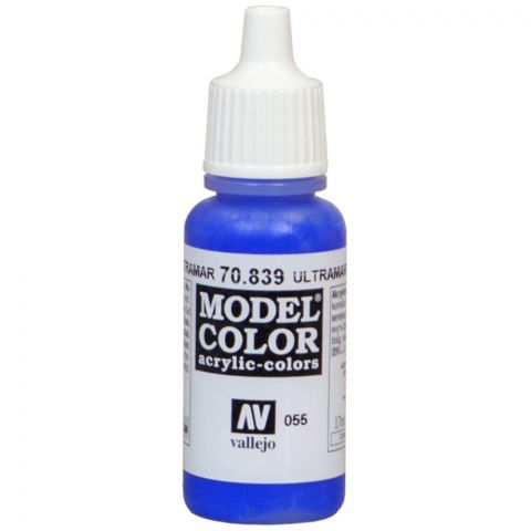 Краска Vallejo Model Color: Ultramarine 70.839