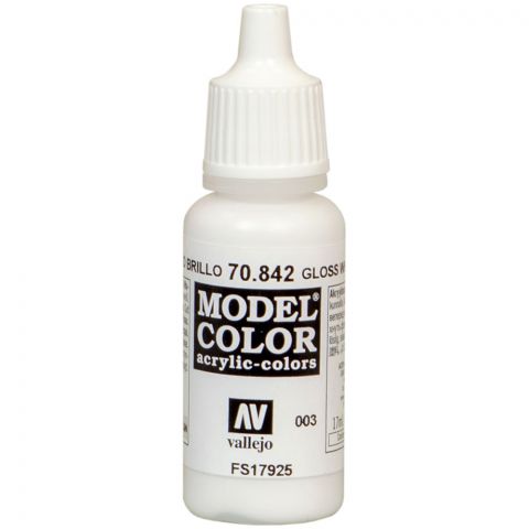 Краска Vallejo Model Color: Gloss White 70.842