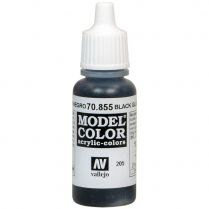 Краска Vallejo Model Color 205. Black Glaze (17 мл)