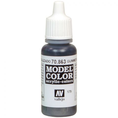 Краска Vallejo Model Color: Gunmetal Grey 70.863