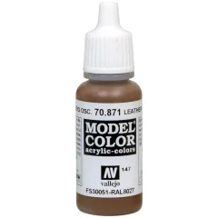 Краска Vallejo Model Color: Leather Brown 70.871