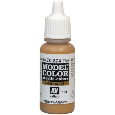 Краска Vallejo Model Color: Tan Earth 70.874