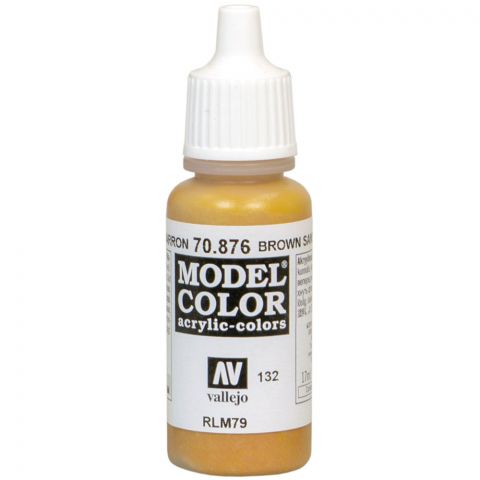 Краска Vallejo Model Color: Brown Sand 70.876