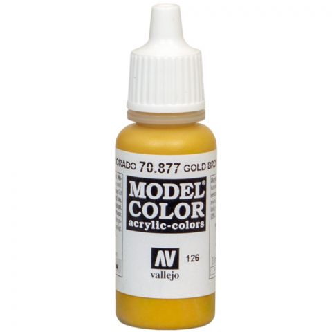 Краска Vallejo Model Color: Gold Brown 70.877