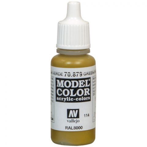 Краска Vallejo Model Color: Green Brown 70.879