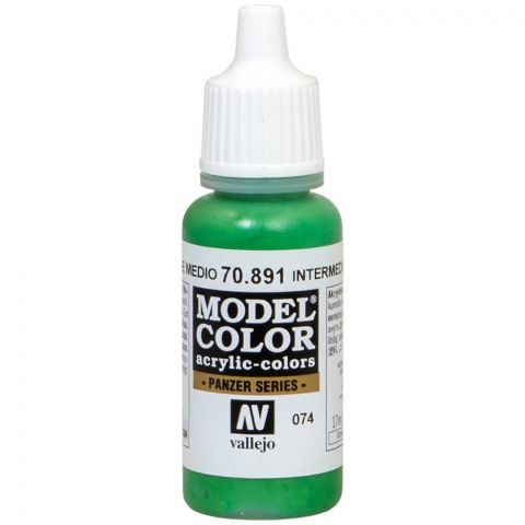 Краска Vallejo Model Color: Intermediate Green 70.891