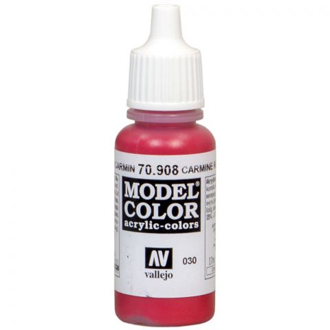 Краска Vallejo Model Color: Carmine Red 70.908