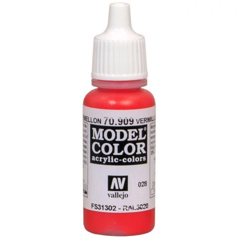 Краска Vallejo Model Color: Vermillion 70.909