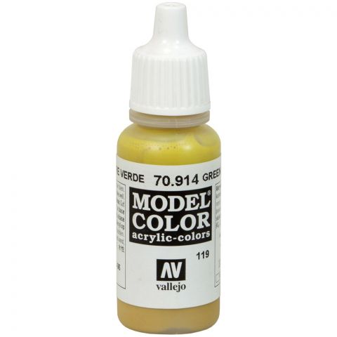 Краска Vallejo Model Color: Green Ochre 70.914