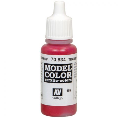 Краска Vallejo Model Color: Transparent Red 70.934