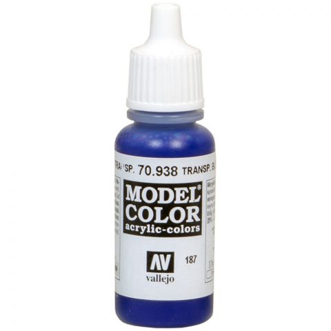 Краска Vallejo Model Color: Transparent Blue 70.938