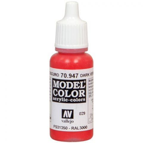 Краска Vallejo Model Color: Dark Vermillion 70.947