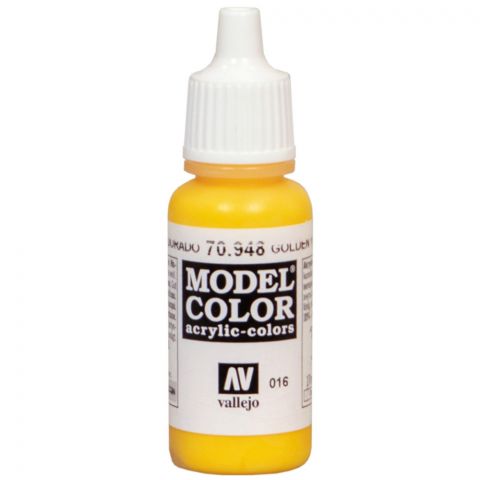 Краска Vallejo Model Color: Golden Yellow 70.948