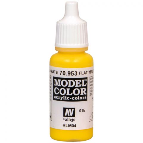 Краска Vallejo Model Color: Flat Yellow 70.953