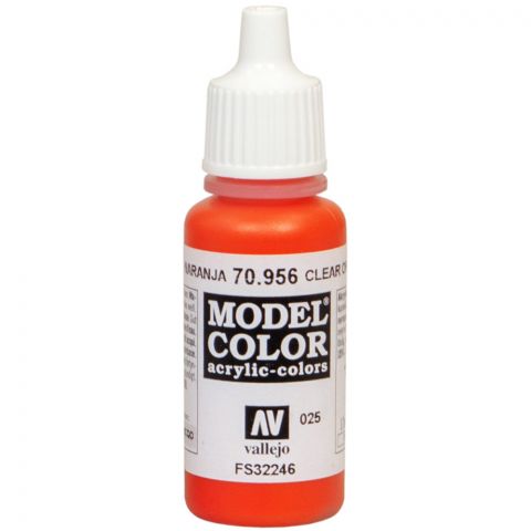 Краска Vallejo Model Color: Clear Orange 70.956