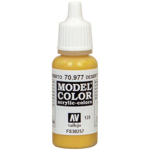 Краска Vallejo Model Color: Desert Yellow 70.977
