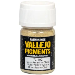 Краска Vallejo Pigments: Light Yellow Ochre 73.102 (35 мл)