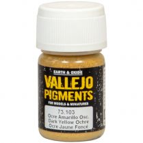 Краска Vallejo Pigments: Dark Yellow Ochre 73.103 (35 мл)