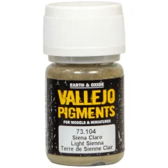 Краска Vallejo Pigments: Light Sienna 73.104 (35 мл)